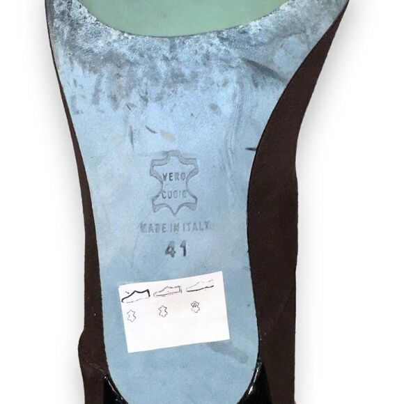 Thierry Rabotin Heeled Suede Ankle Booties Brown Women's 10-10.5/41 - Picture 10 of 11